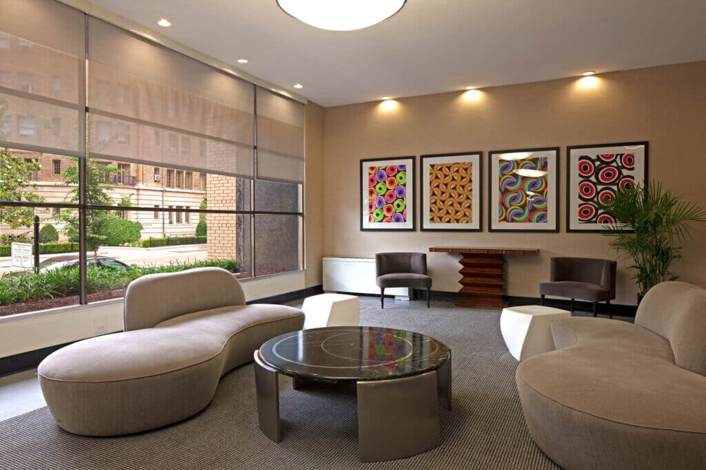 study at gelmarc towers in adams morgan neighborhood